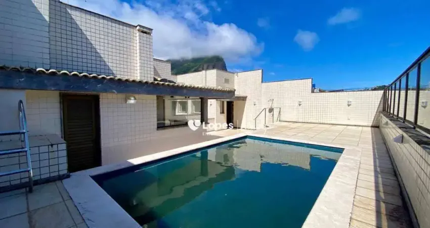 Cobertura duplex com 5 quartos à venda, 469 m² por r$ 2.900.000 - barra da tijuca - rio de janeiro/rj