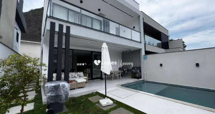 Casa com 4 dormitórios para alugar, 214 m² por r$ 10.965,90/mês - vargem pequena - rio de janeiro/rj