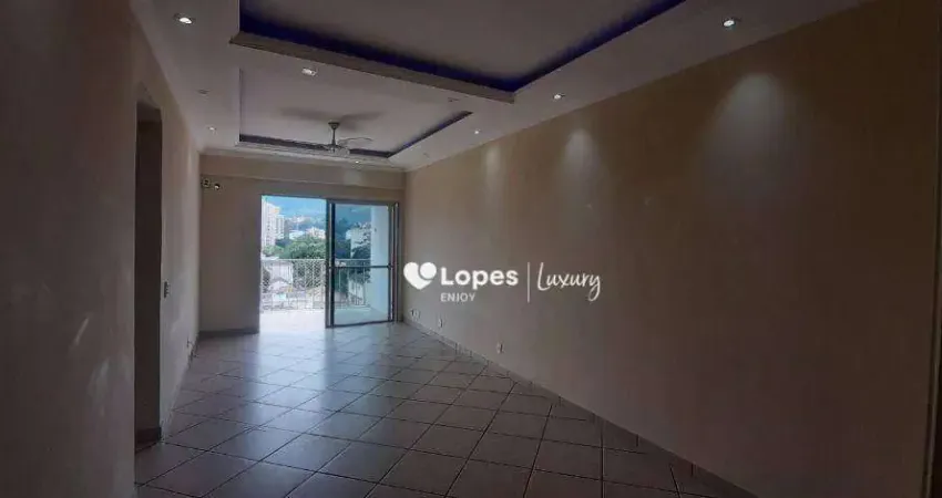 Apartamento com 2 quartos, suíte, dependências, 1 vaga, infraestrutura, à venda, 81 m² por r$ 475.000 - grajaú - rio de janeiro/rj