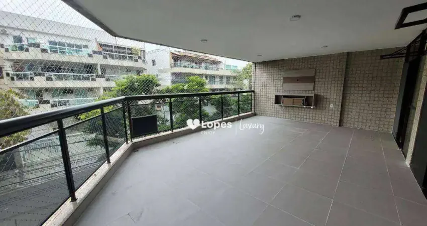 Apartamento com 2 quartos, 1 suíte para alugar, 100 m² por r$ 5.033/mês - recreio dos bandeirantes - rio de janeiro/rj