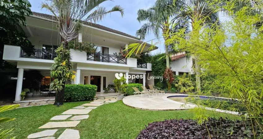 Casa com 5 dormitórios para alugar, 604 m² por r$ 34.368,29/mês - barra da tijuca - rio de janeiro/rj