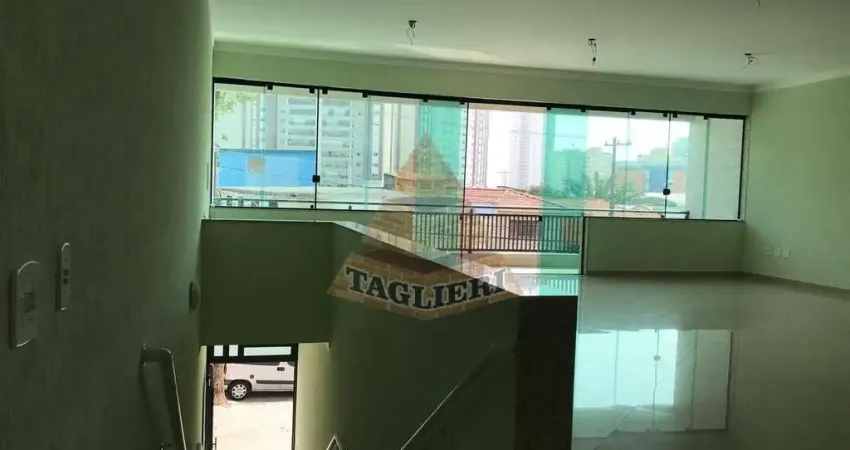 Salão comercial PARTE SUPERIOR com vão livre. Tatuapé - 2 vagas