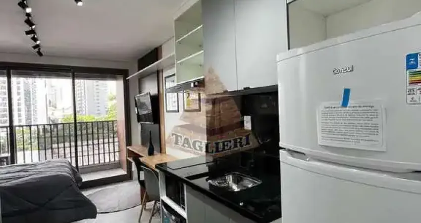 ALUGA-SE LINDO STUDIO NO CORAÇÃO DO ANALIA FRANCO- 25M MOBILIADO