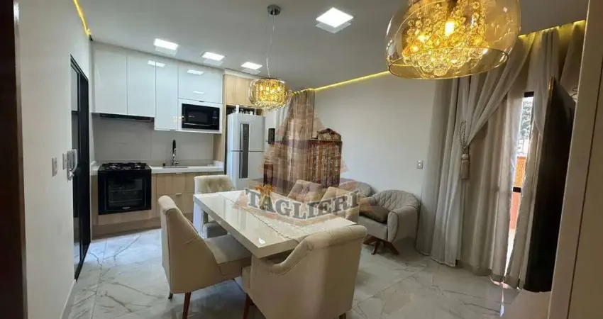 Vendo cobertura c/ móveis - 80m2. 2 quartos, 1 suíte, 1 vaga,quintal textil