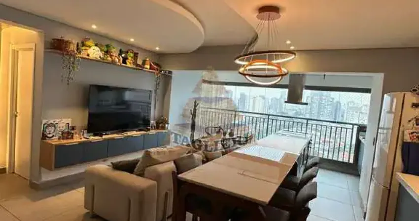 Apto 2 quartos à venda tatuapé andar alto vista magnífica. sacada gourmet