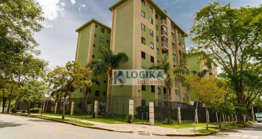 Apartamento com 3 dormitórios para alugar, 73 m² por r$ 3.332,00/mês - bacacheri - curitiba/pr