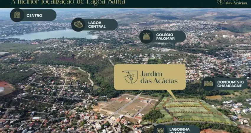 Terreno em condomínio fechado à venda em Acácias, Lagoa Santa 