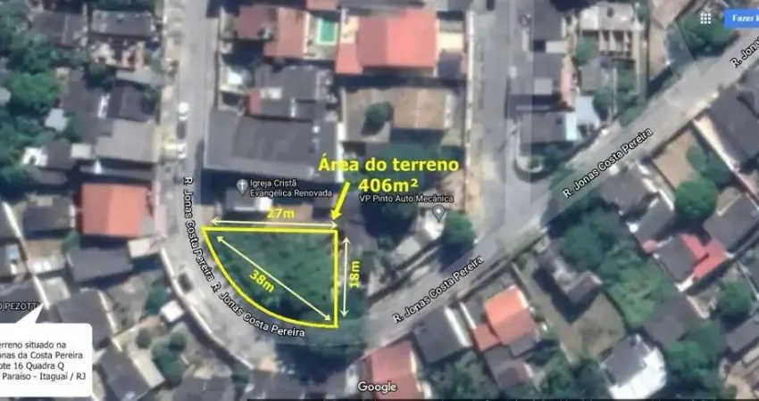 Terreno à venda na Rua Jonas Costa Pereira, 16, Centro, Itaguaí