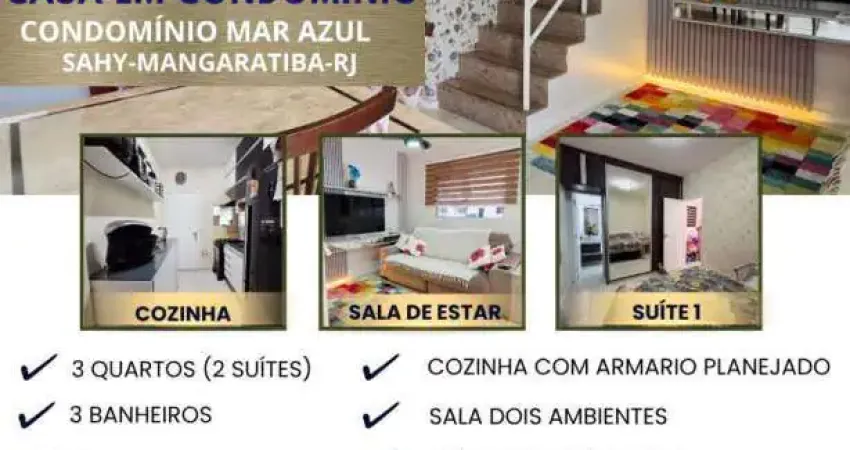 Casa em condomínio fechado com 3 quartos à venda na Avenida Vale Do Sahy, SN, Sahy, Mangaratiba