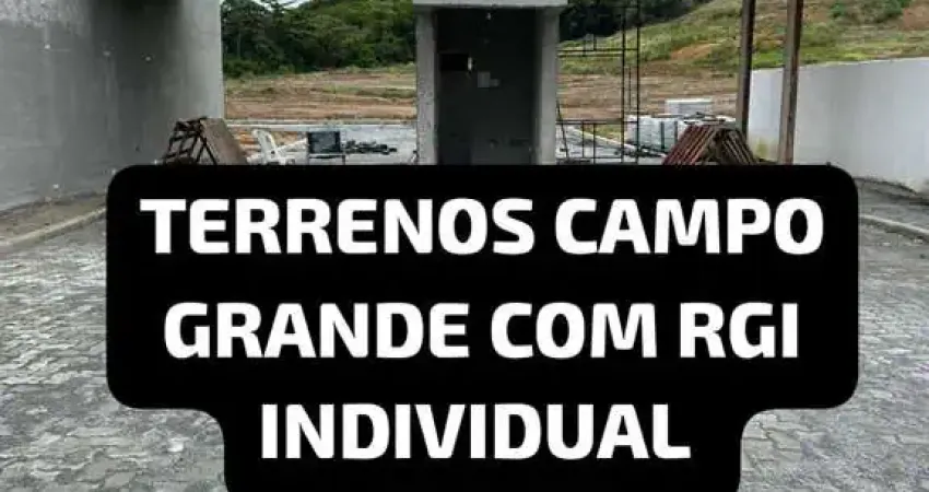Terrnos / Lotes Residenciais c/ RGI INDIVIDUAL- Campo Grande