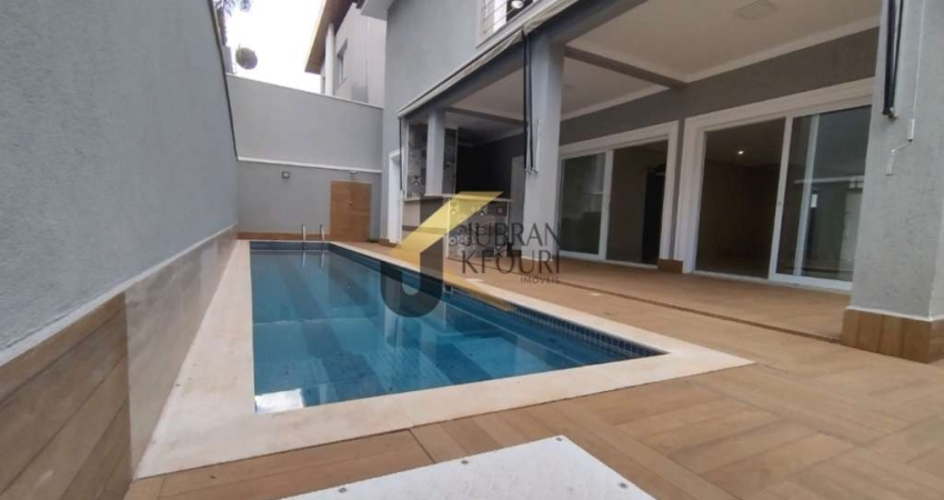 Casa em condomínio à venda no Parque dos Resedás - Campinas, com 04 suítes ( 1 máster) living 03 ambientes , piscina e churrasqueira, 6  garagem