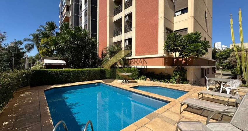 Cobertura duplex, mobiliada, decorada e equipada à venda no Cambuí - Campinas, com 3 quartos (2 suítes), churrasqueira e piscina privativa e 3 vagas.