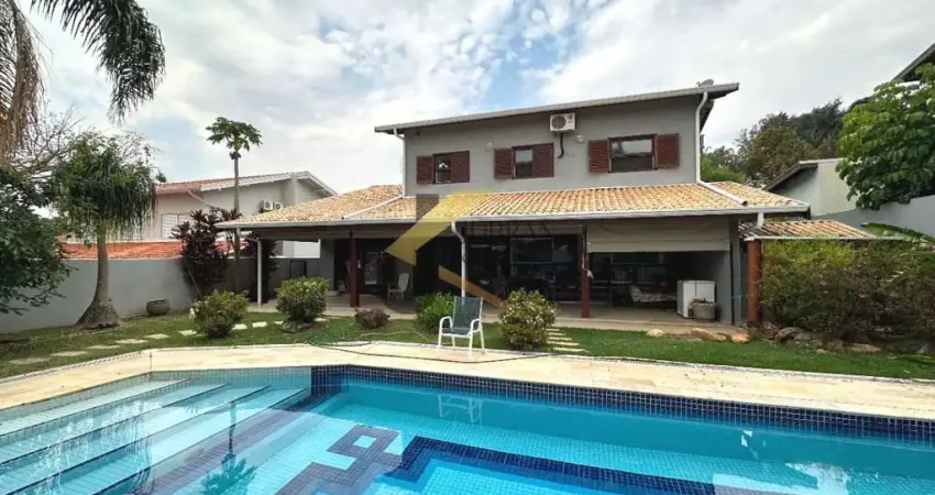 Casa em condomínio à venda no gramado - campinas/sp, com 4 quartos (2 suítes), lazer e garagem para 4 carros.