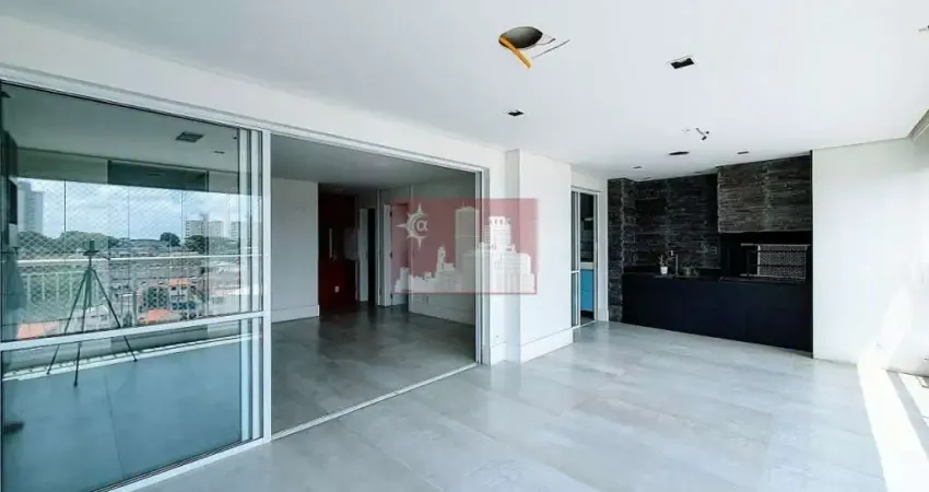 Apartamento com 135 metros quadrados, varanda gourmet, 3 dormitórios, 2 suítes e 2 vagas em Santana.