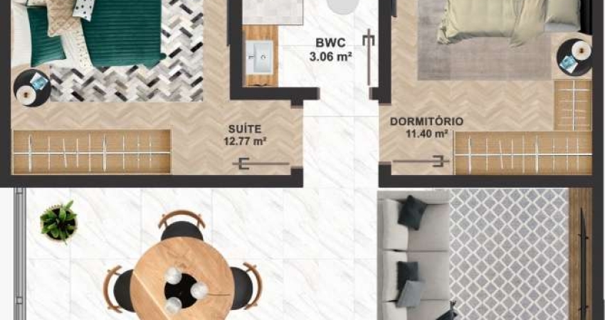 Apartamento com 2 quartos à venda na Rua Fernandes Francisco Coutinho, --, Canasvieiras, Florianópolis