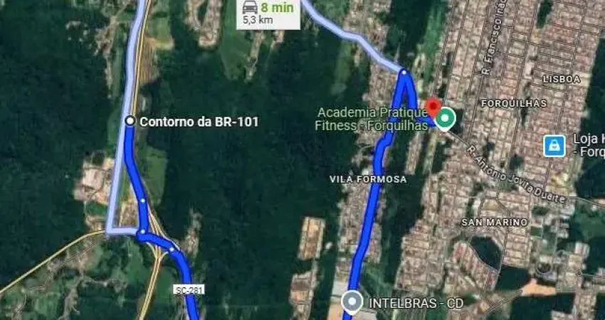 Terreno à venda na Rua Antônio Jovita Duarte, --, Forquilhas, São José