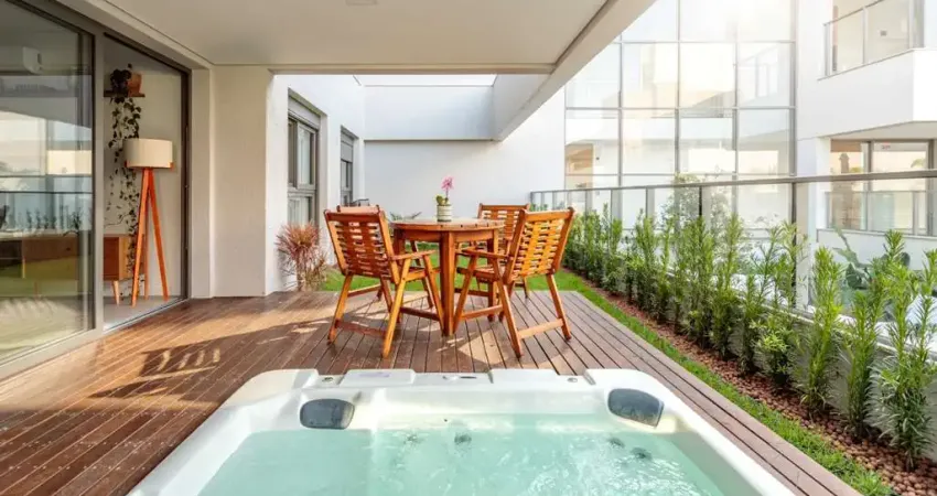 Apartamento garden de 119,64m² com 2 quartos sendo 1 suíte no morro das pedras