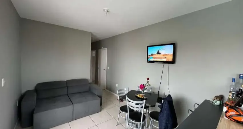 Apartamento 61,92m² com 2 quartos sendo 1 suíte no centro de Palhoça