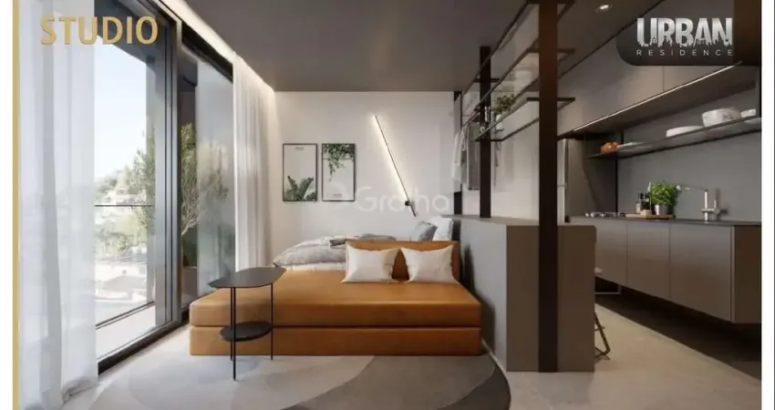 Estúdio de 46,51m² com 1 quarto e 1 vaga de garagem no Centro