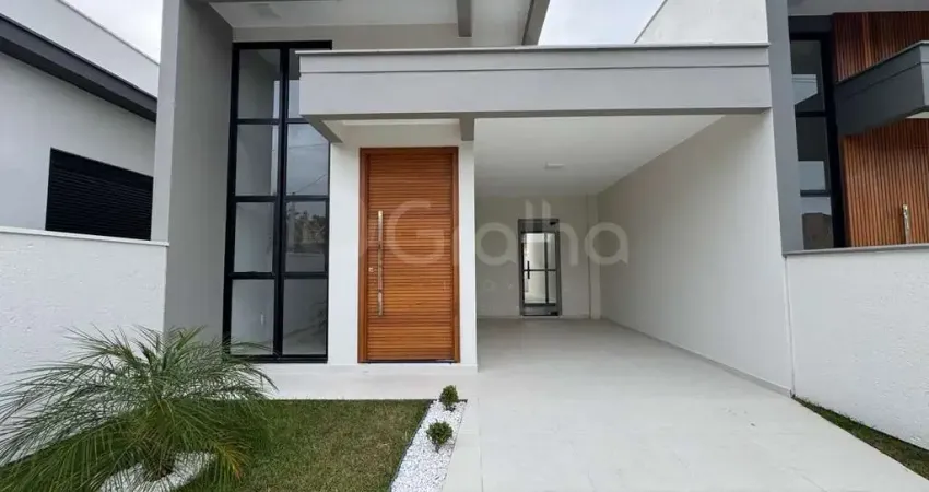 Casa nova, térrea, 2 quartos 1 suíte, localizado em forquilhas