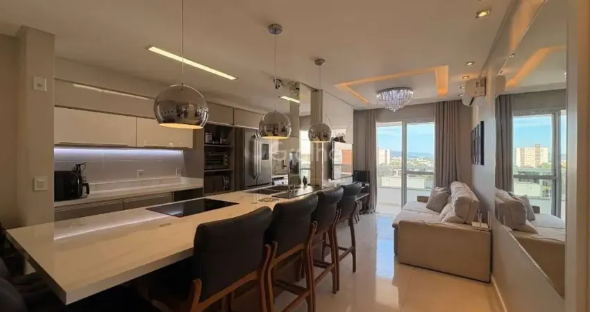 Apartamento de 85m² com 3 quartos sendo 1 suíte no bairro pagani em palhoça