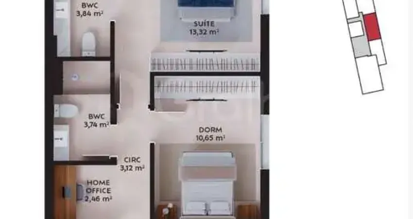 Apartamento com 2 quartos à venda na Rua da Pedra, --, Pedra Branca, Palhoça