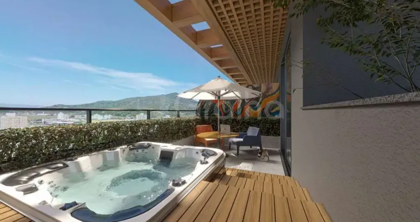 Loft em construção no sistema spe com 01 suite e 01 vaga de garagem.