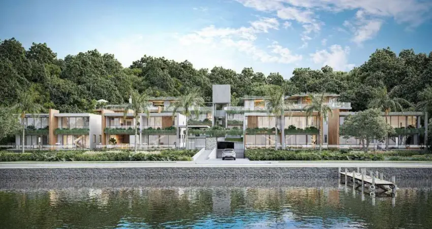 Casa residencial com 3 suítes e 266m² privativos no bairro lagoa da conceição, florianópolis