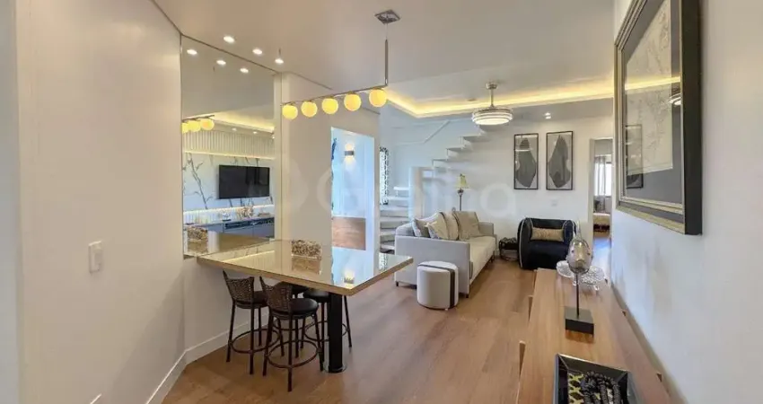 Cobertura duplex de 166m² com 3 quartos sendo 1 suíte na trindade