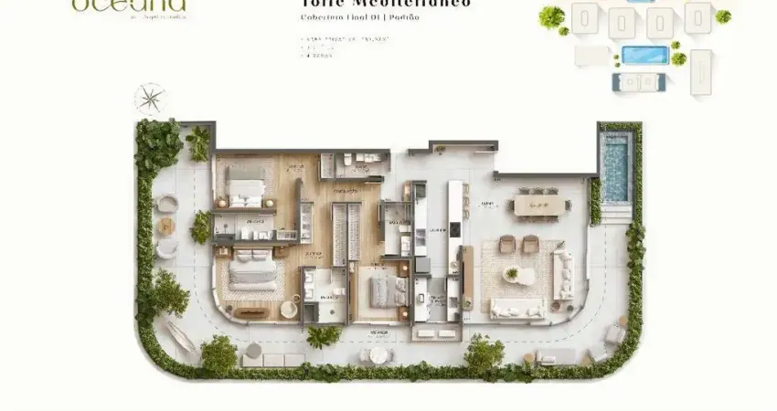 Cobertura com 3 quartos à venda na Rua César Nascimento, --, Jurerê, Florianópolis