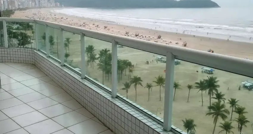 Loucura. loucura. excelente apartamento novo na frente do mar, de 3 dormitórios, sendo 02 suítes.