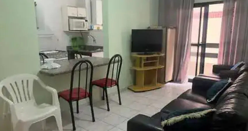 LOUCURA, LOUCURA. Excelente apartamento na Vila Caiçara, todo mobiliado, de 02 dormitórios.