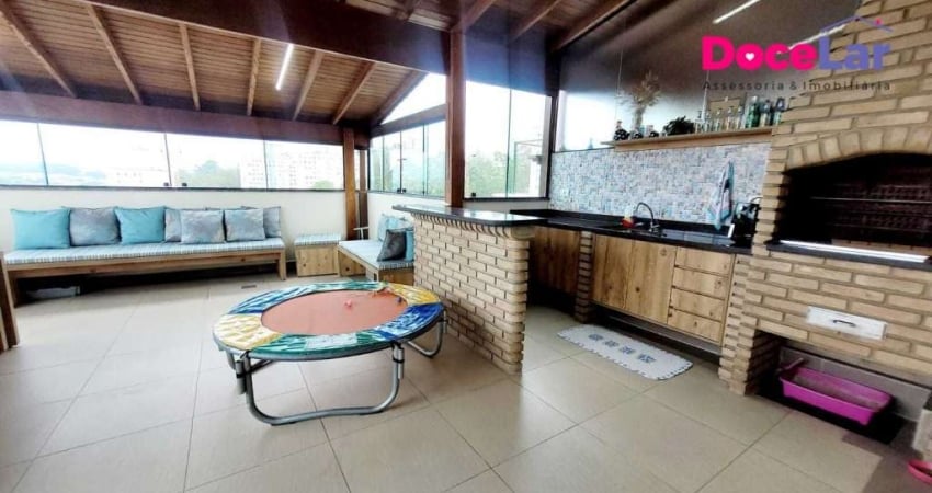 VENDA Cobertura  3 dormitórios sendo 1 suíte 137 m² R$610 mil - Parque São Vicente - Mauá/SP