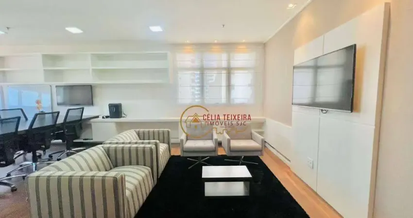 Sala, 54 m² - venda por r$ 600.000,00 ou aluguel por r$ 6.900,00/mês - jardim aquarius - são josé dos campos/sp
