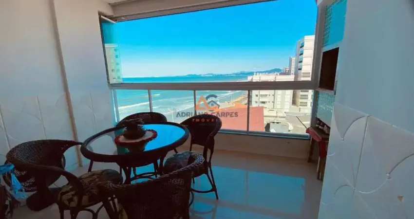 Apartamento à venda na praia de gravatá em navegantes, localizado na quadra mar, com 3 dormitórios, pronto para morar e semi mobiliado com a adriano carpes imóveis.