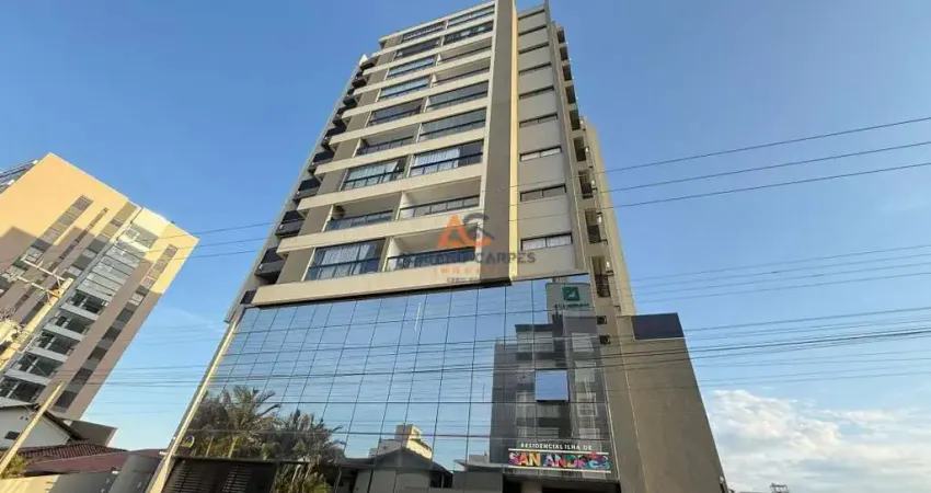 Apartamento no san andreas com 3 dormitórios sendo 1 suíte e 2 demi, a 200m do mar, localizado no bairro gravatá em navegantes - adriano carpes imóveis vende