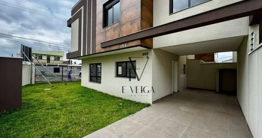 Sobrado com 3 dormitórios à venda, 140 m² por r$ 949.000,00 - capão raso - curitiba/pr