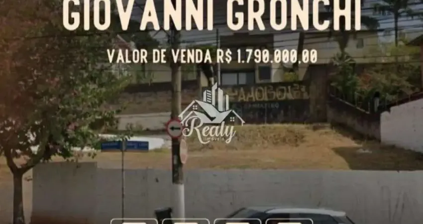 Terreno para venda, 741 m², testada 31 metros, zcor-01,em frente ao estádio do morumbi, cia athletica, hospital albert einstein, próximo a estação são paulo-morumbi e muito mais.