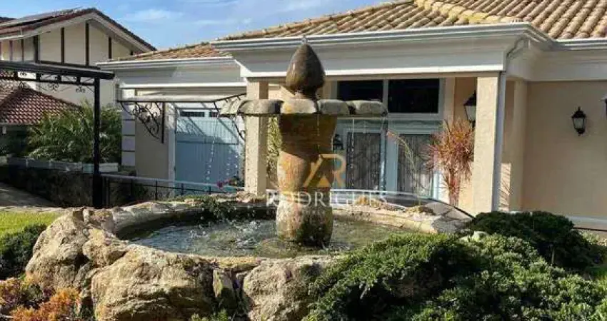 Casa com 7 dormitórios à venda, 650 m² por r$ 6.400.000,00 - condomínio flamboyant - atibaia/sp