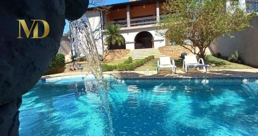 Casa com 6 dormitórios à venda, 480 m² por r$ 1.700.000,00 - jardim dos pinheiros - atibaia/sp