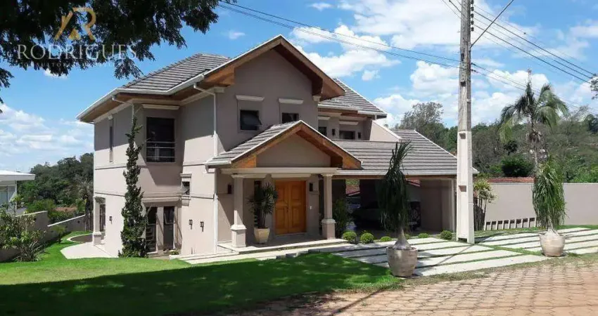 Casa com 4 dormitórios à venda, 402 m² por r$ 1.950.000,00 - loteamento retiro recanto tranquilo - atibaia/sp