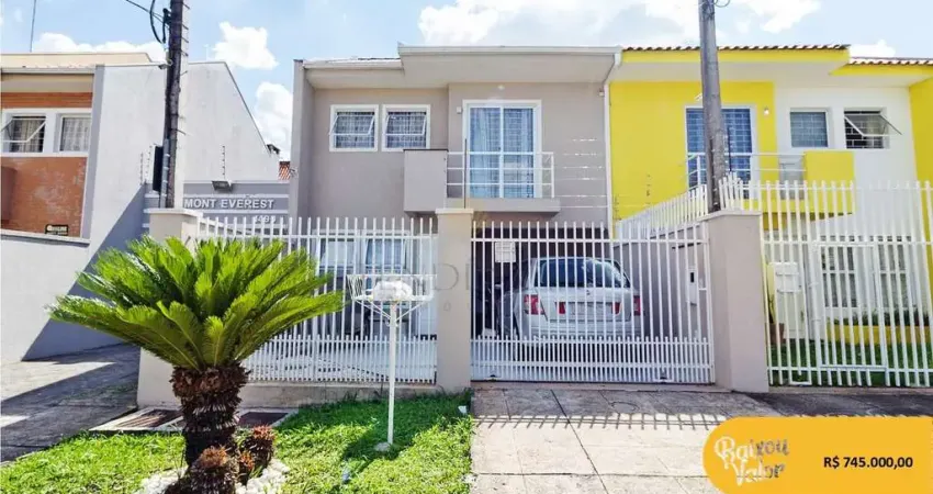 Sobrado mobiliado com 3 quartos à venda, 137 m2, boqueirão, curitiba - pr