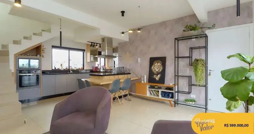 Cobertura duplex  com 2 quartos à venda, 92,12 m2, sao jose dos pinhais - pr