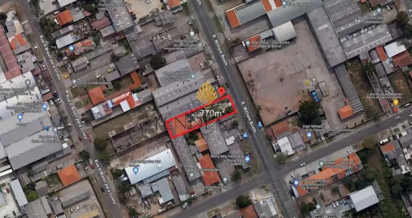 Terreno à venda na Rua William Booth, 2156, Boqueirão, Curitiba