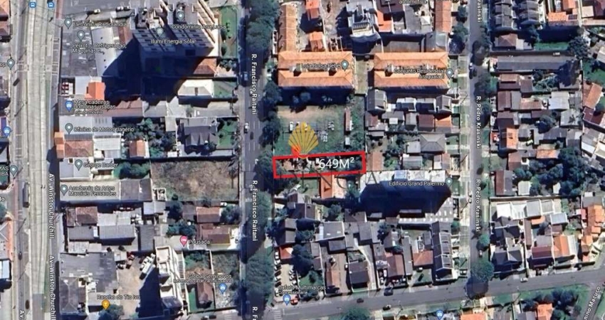 Terreno à venda, 649 m2 por R  1.100.000,00 - Capão Raso - Curitiba PR