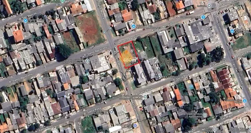 Terreno à venda,480 m2, SANTA TEREZINHA, FAZENDA RIO GRANDE - PR