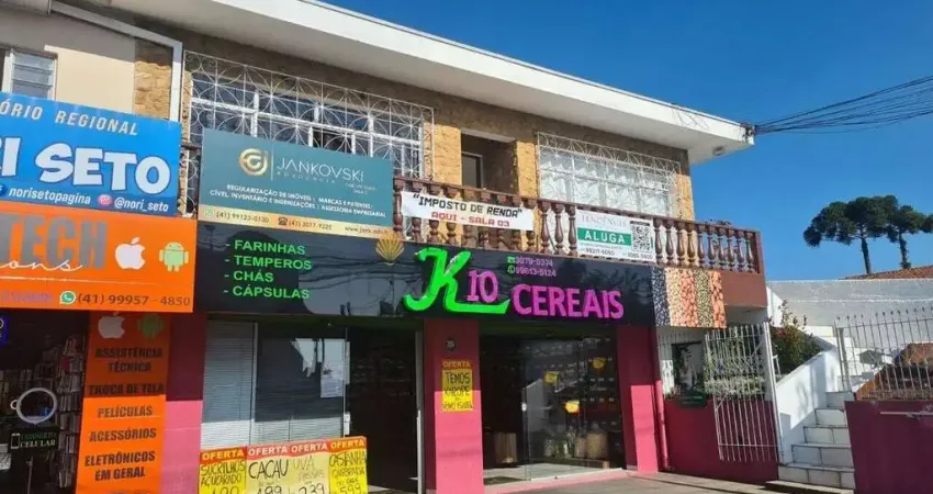 Sala comercial para alugar com 18 m2 por r 800,00 mês - são braz - curitiba pr