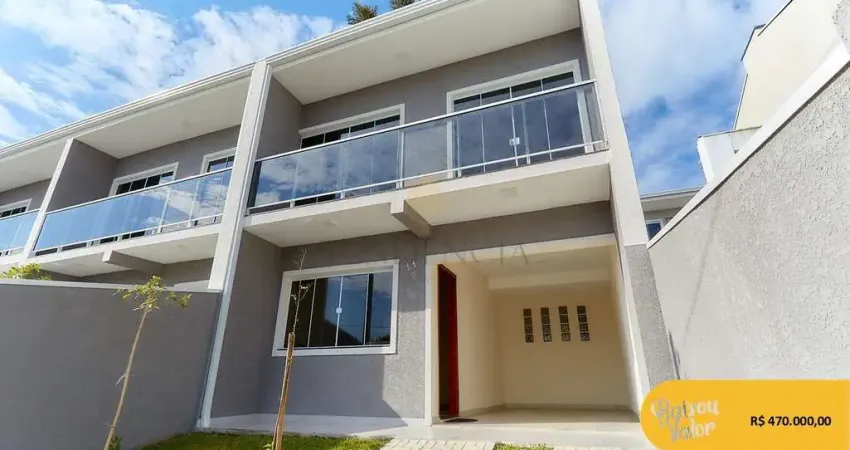 Sobrado com 2 quartos à venda, 87 m2, alto boqueirão, curitiba - pr