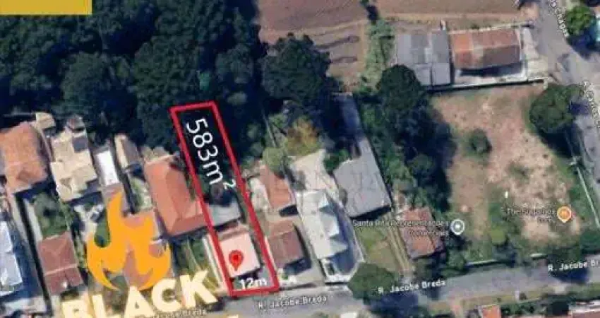 Terreno à venda na Rua Jacobe Breda 104, São Braz, Curitiba