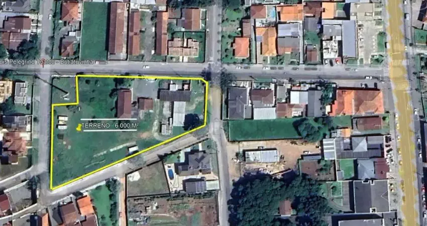 Terreno de esquina para locação, 6.000 m2, butiatuvinha, curitiba - pr